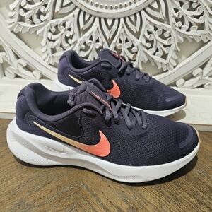 Nike Purple Running Shoes Comfort Soles- Laces Were Cut & Tied Womens 9